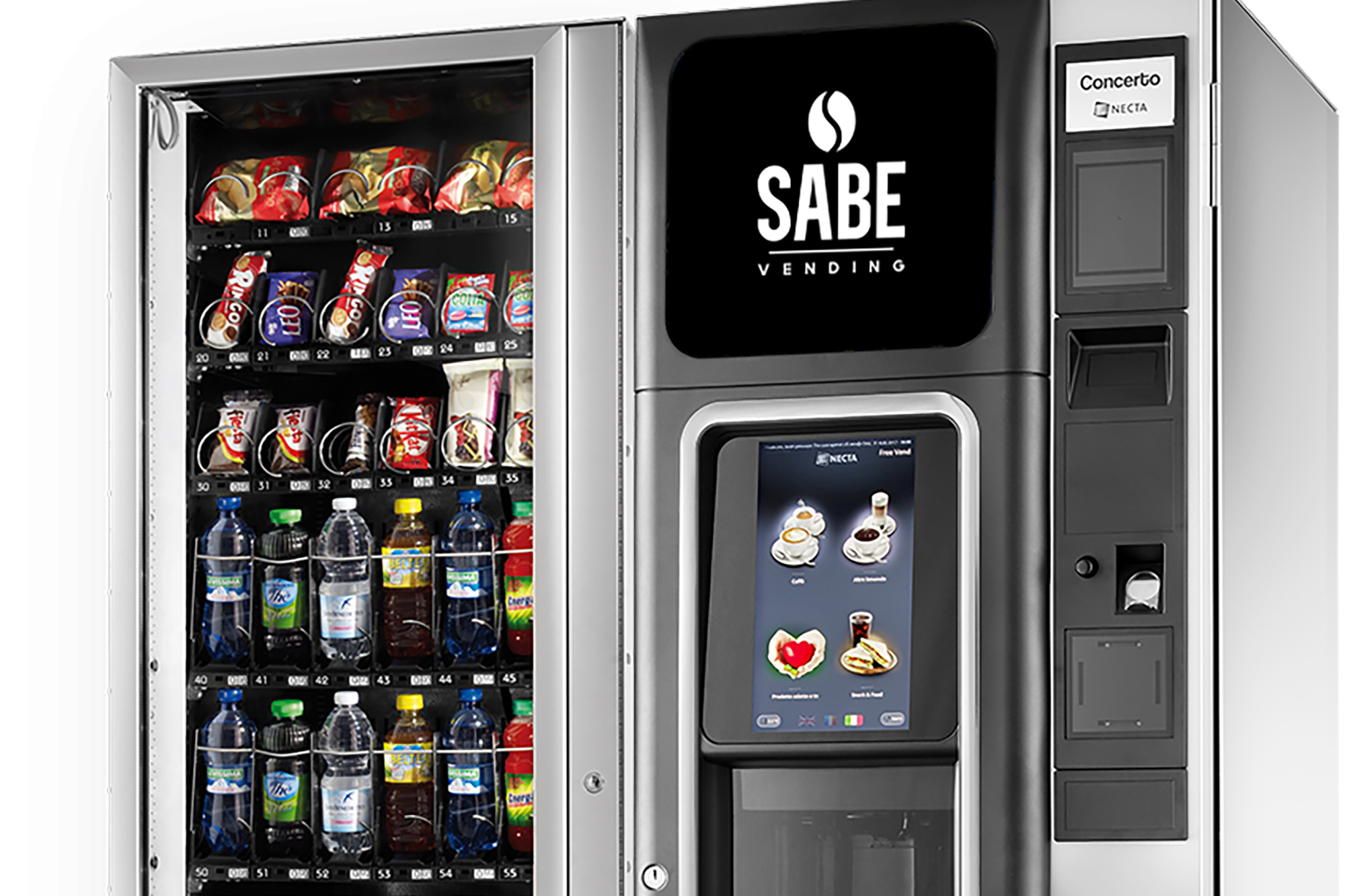 vending machine sabe personalizzazione